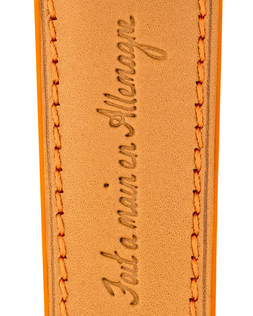 Swift Series luxury Apple Watch leather band closeup