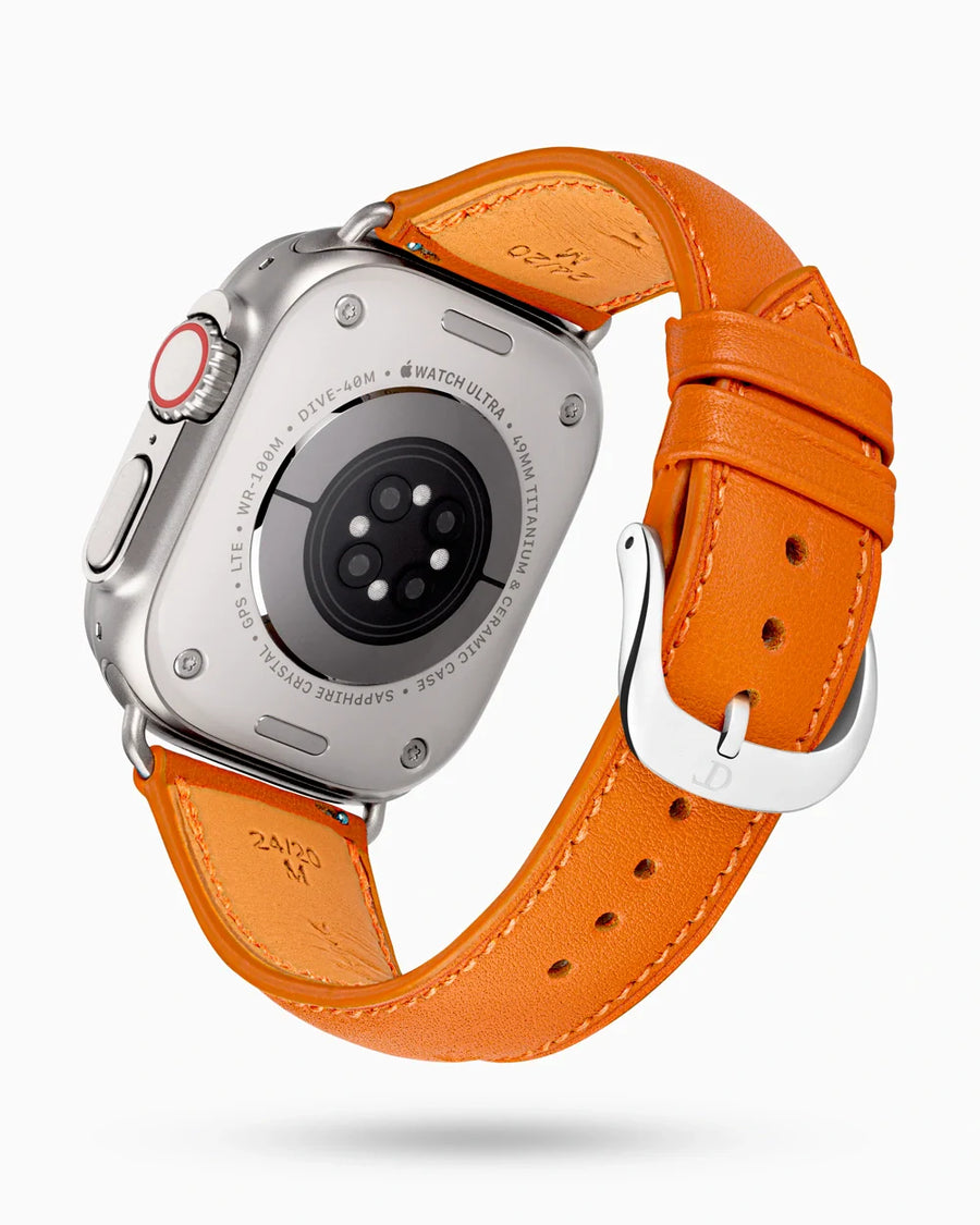Swift Series luxury Apple Watch leather band circular image
