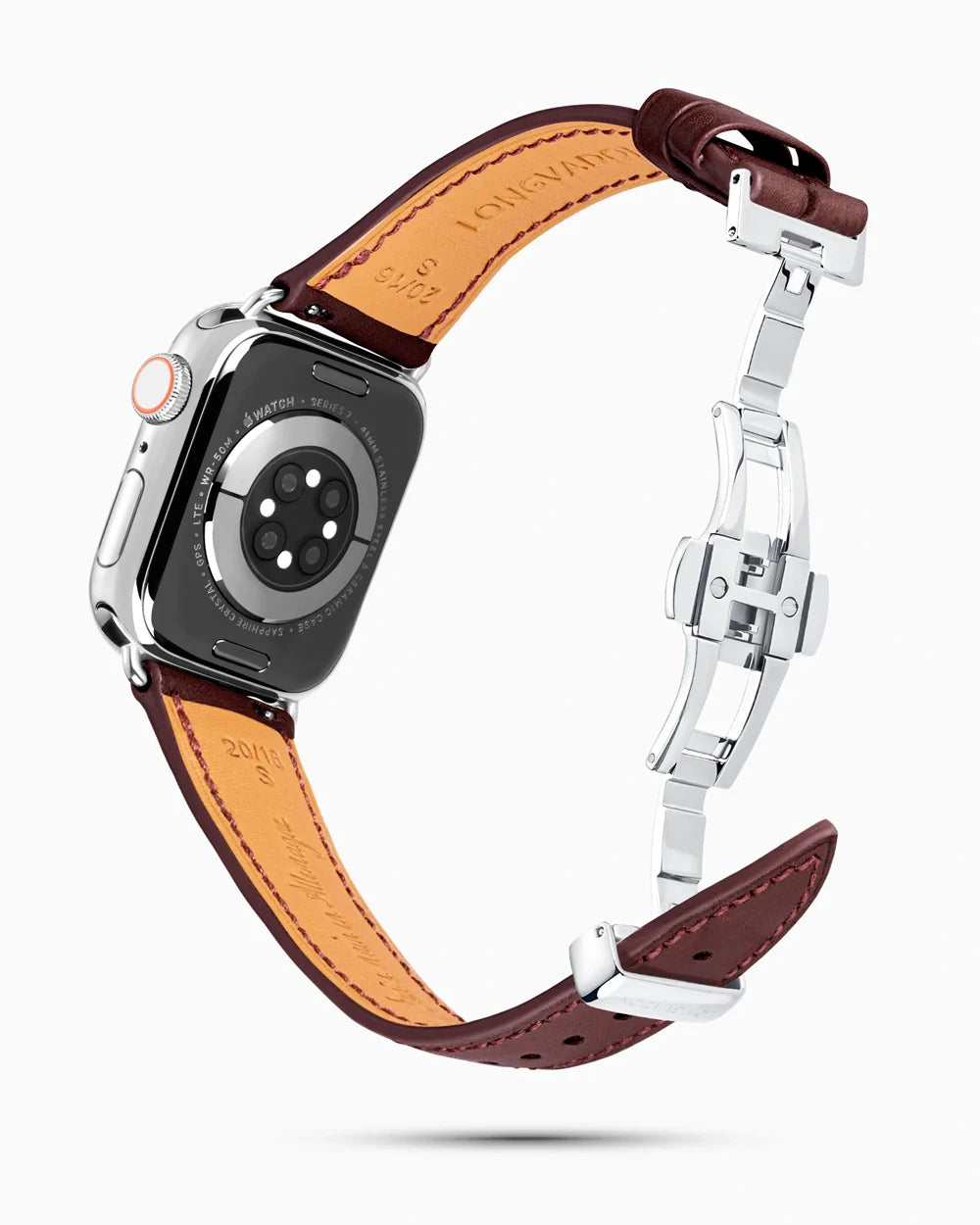 Swift Series luxury Apple Watch leather band circular image