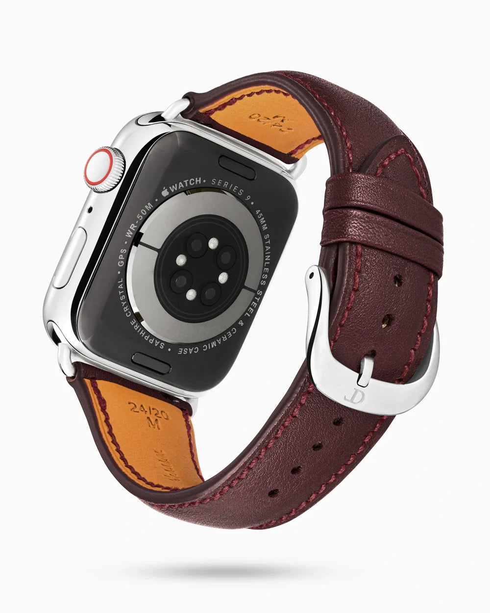 Swift Series luxury Apple Watch leather band circular image