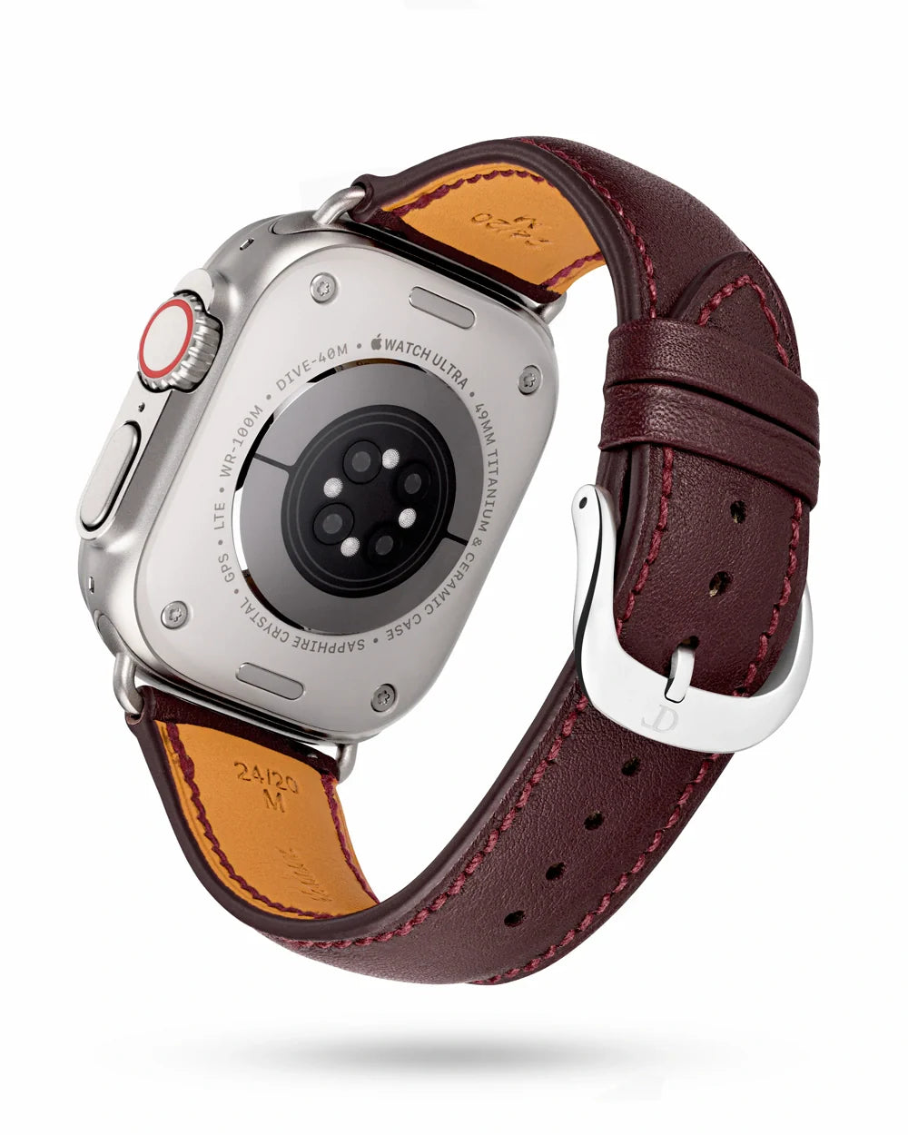 Swift Series luxury Apple Watch leather band circular image