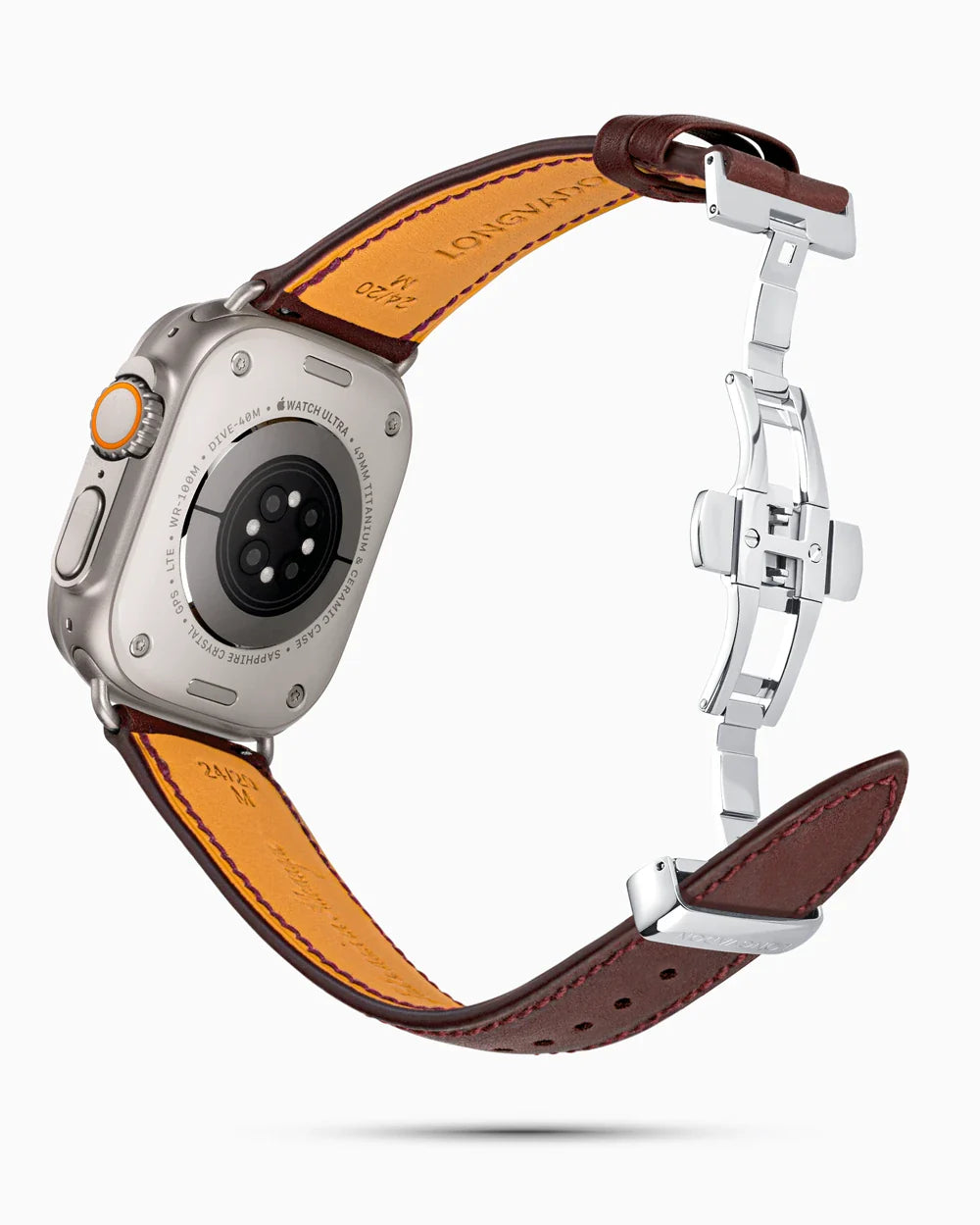 Swift Series luxury Apple Watch leather band circular image