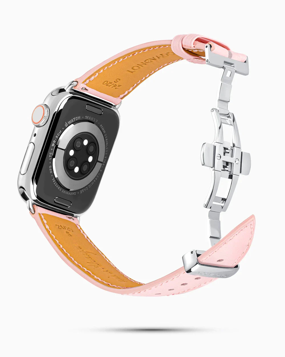 Swift Series luxury Apple Watch leather band circular image