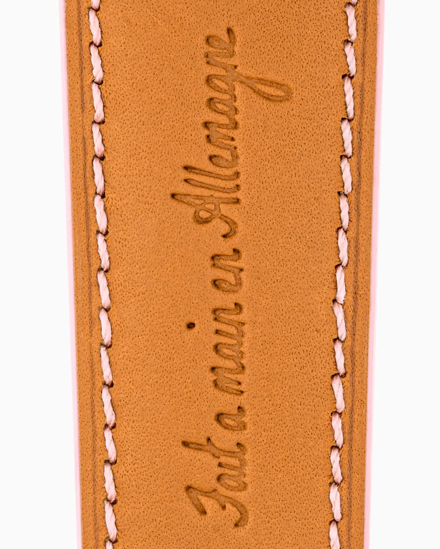 Swift Series luxury Apple Watch leather band closeup