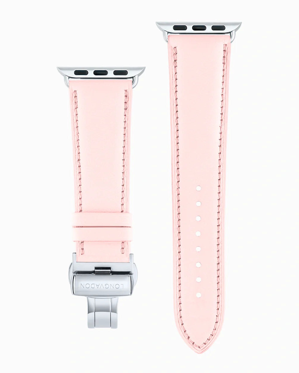 Swift Series luxury Apple Watch leather band straight from above