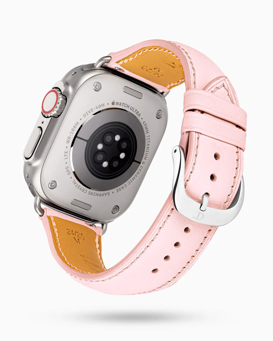 Swift Series luxury Apple Watch leather band circular image