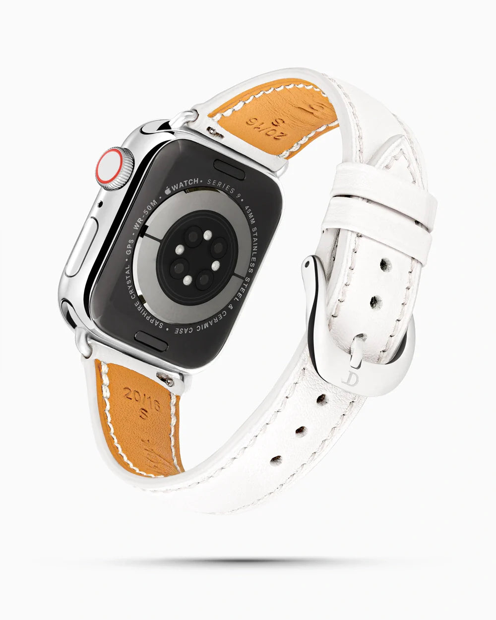 Swift Series luxury Apple Watch leather band circular image