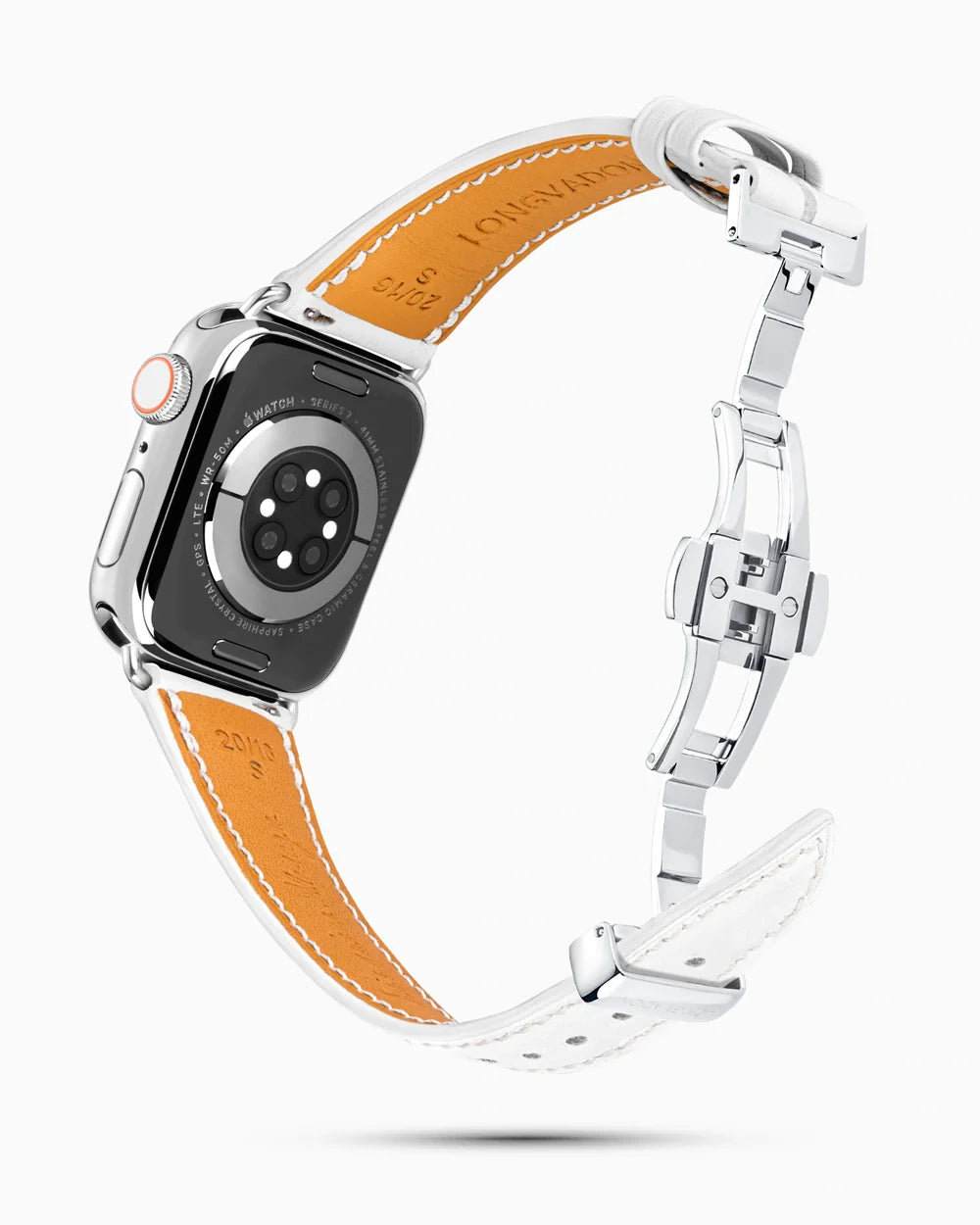 Swift Series luxury Apple Watch leather band circular image