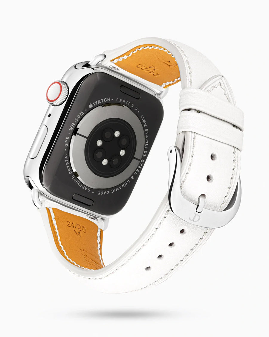 Swift Series luxury Apple Watch leather band circular image
