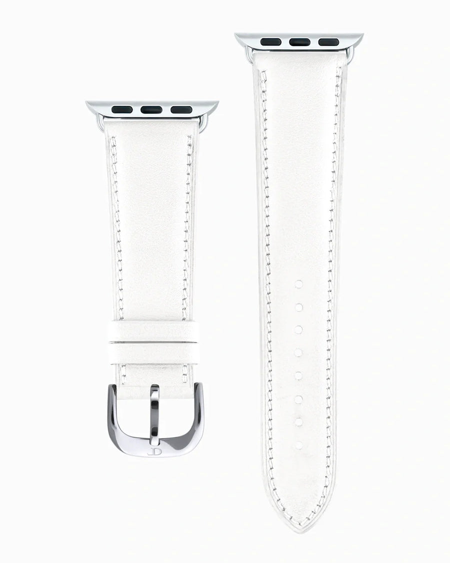 Swift Series luxury Apple Watch leather band straight from above