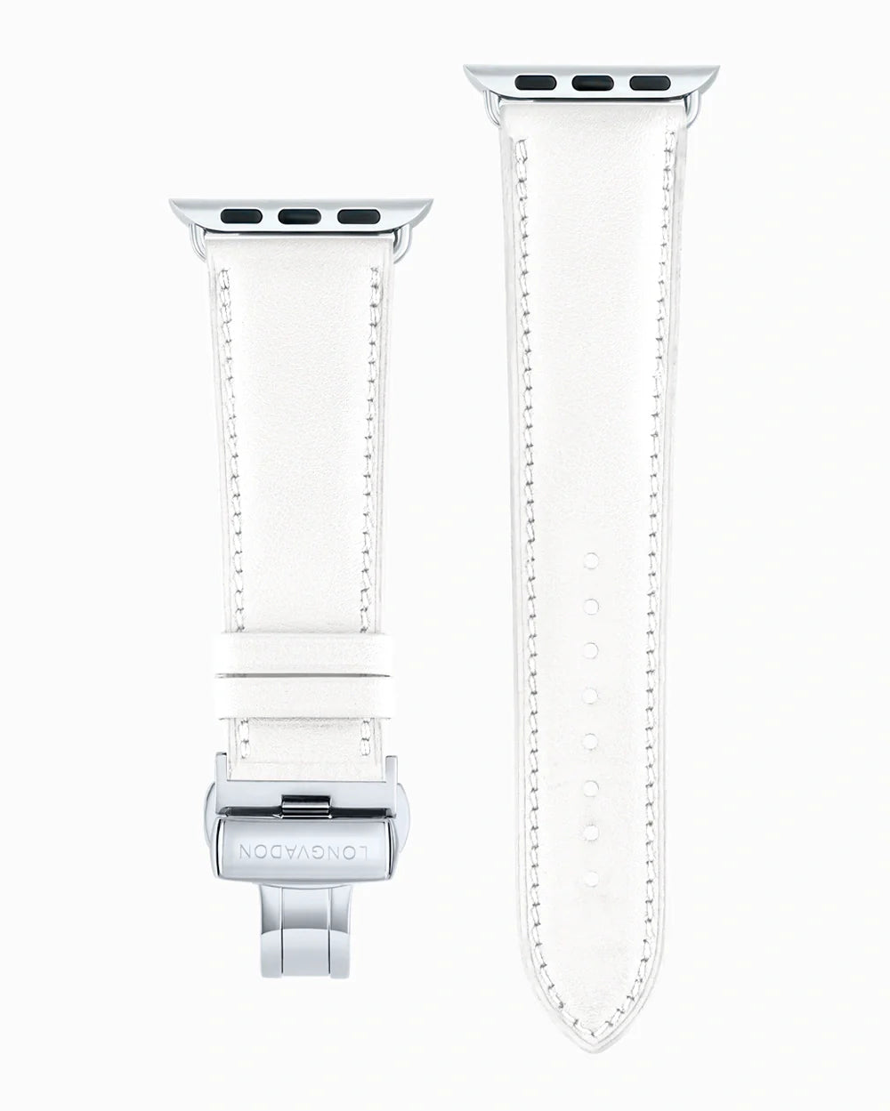 Swift Series luxury Apple Watch leather band straight from above