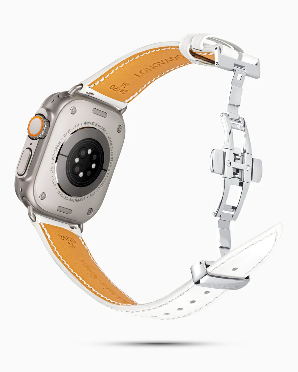 Swift Series luxury Apple Watch leather band circular image