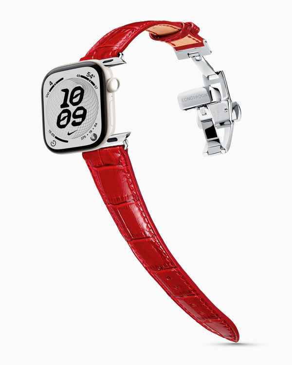Caiman Series 3 | Rouge Verni — clasp