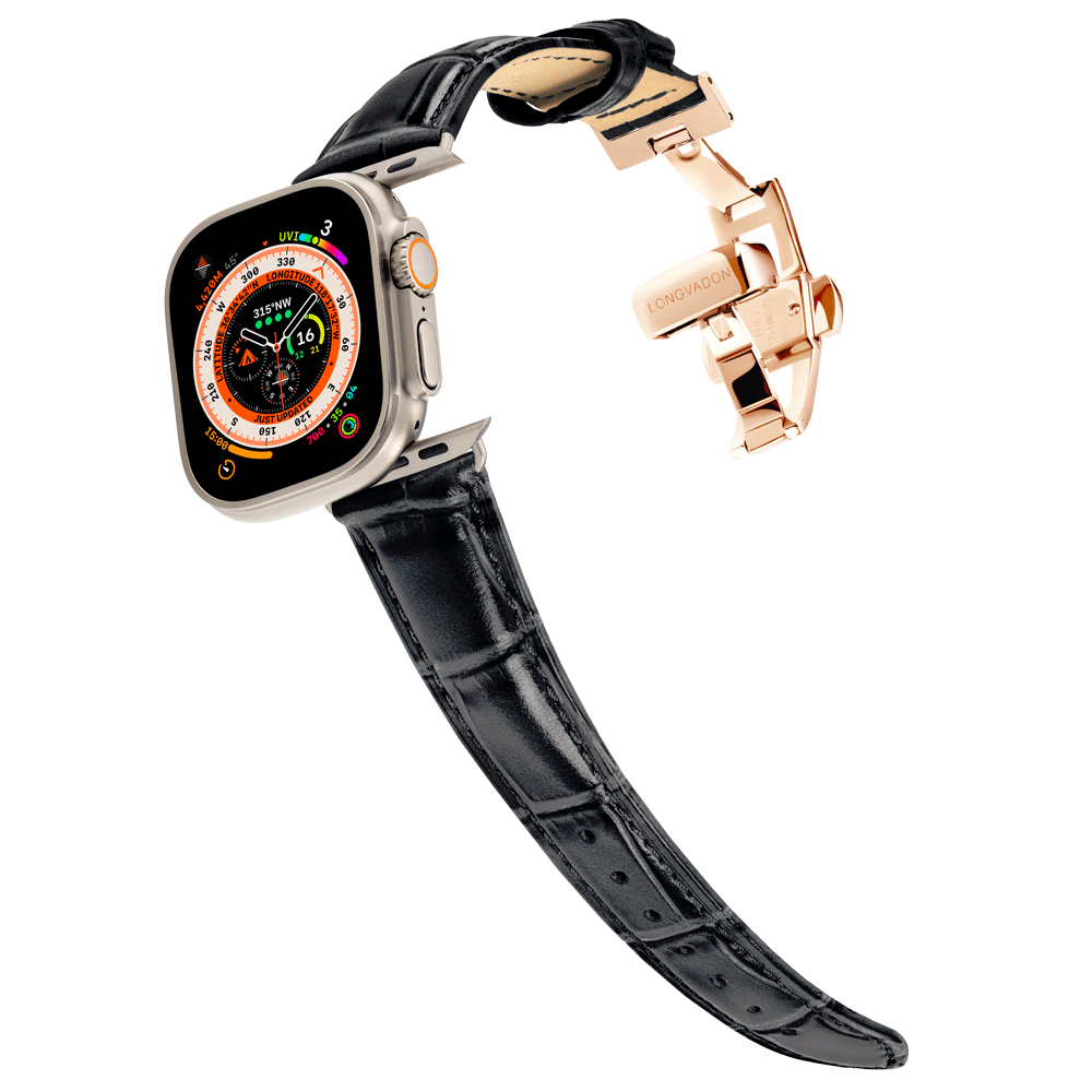 Women's Midnight Black w/ Rose Gold Clasp