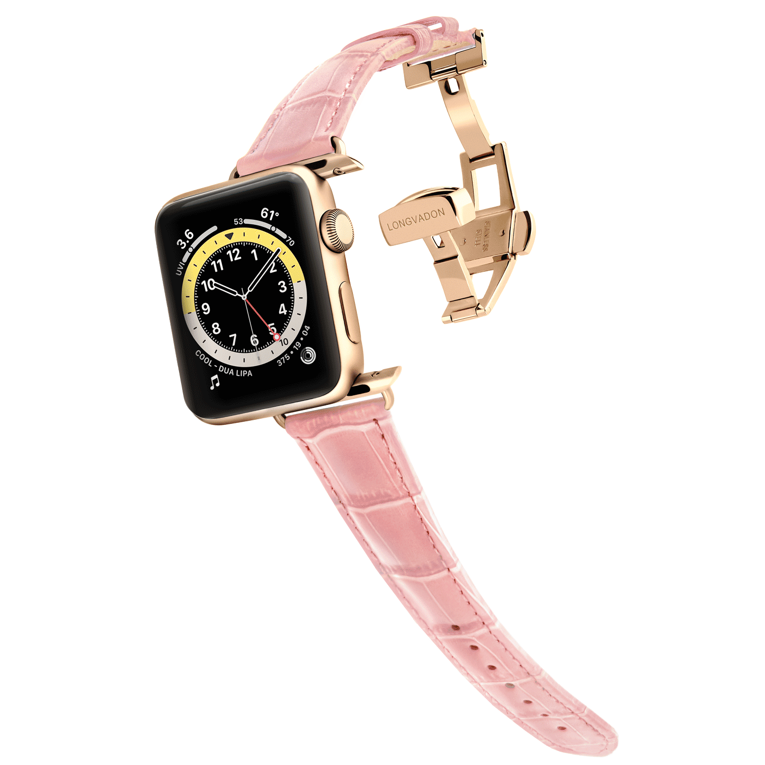 Women's Glossy Pink w/ Gold Details