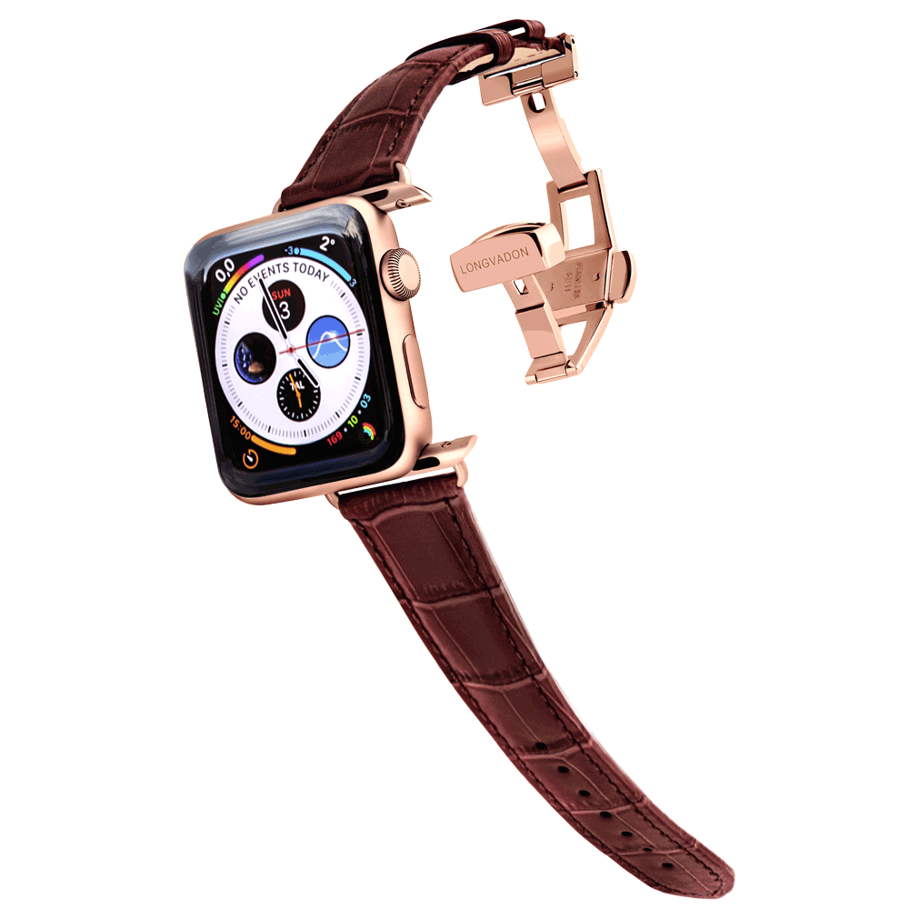 Women's Mahogany Brown w/ Rose Gold Details