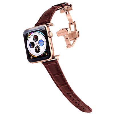 Women's Mahogany Brown w/ Rose Gold Details