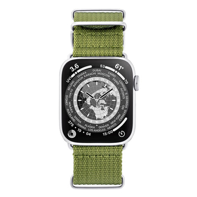 45MM Army Green w/ Silver Details